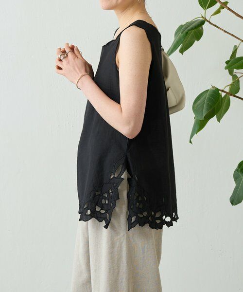 BEARDSLEY / ビアズリー シャツ・ブラウス | 《4/1(水)20：00予約開始》カットワークタンク | 詳細16