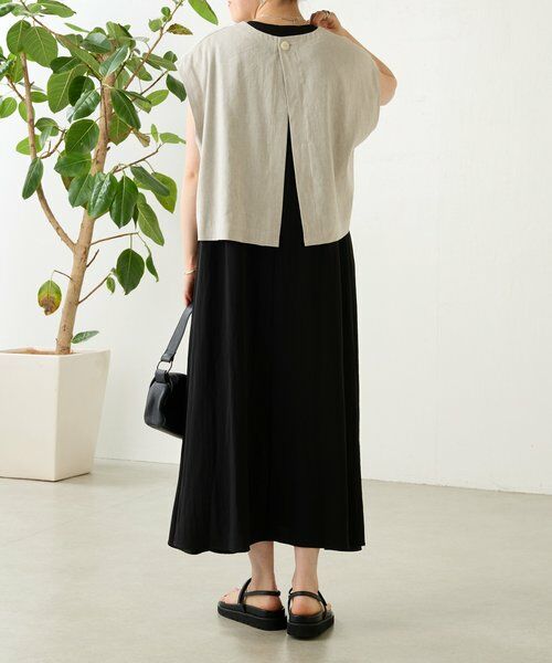 BEARDSLEY / ビアズリー シャツ・ブラウス | リネンショートベスト | 詳細20