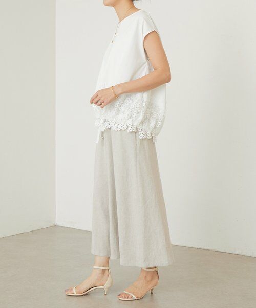 BEARDSLEY / ビアズリー カットソー | 裾レースフレンチカットソー | 詳細22