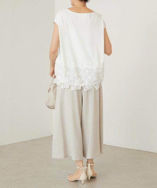 BEARDSLEY / ビアズリー カットソー | 裾レースフレンチカットソー | 詳細23