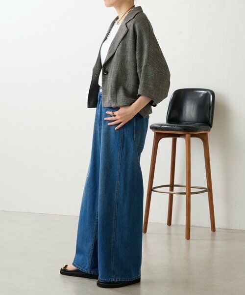 BEARDSLEY / ビアズリー テーラードジャケット | 《4/16(木12:00完売カラー追加予約》ハーフスリーブツイードジャケット | 詳細16