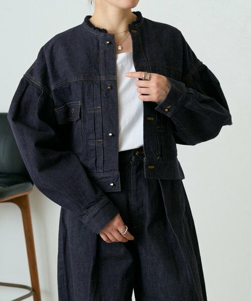 BEARDSLEY / ビアズリー Gジャン・デニムジャケット | 変形Gジャン《15 quinze》 | 詳細7