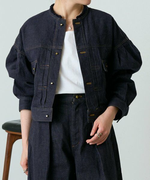 BEARDSLEY / ビアズリー Gジャン・デニムジャケット | 変形Gジャン《15 quinze》（インディゴブルー）
