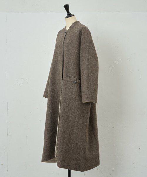 BEARDSLEY / ビアズリー その他アウター | 《KHADI&CO》ショールカラーロングコート | 詳細1