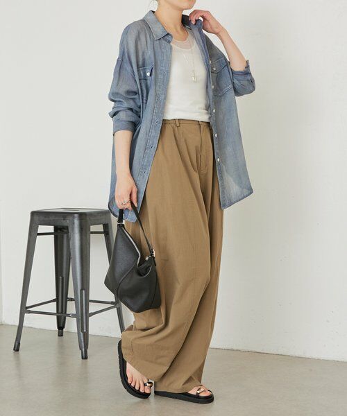 BEARDSLEY / ビアズリー キャミソール・チューブトップ | シアーコンビタンクトップ | 詳細12