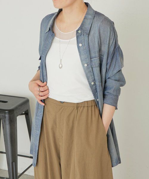 BEARDSLEY / ビアズリー キャミソール・チューブトップ | シアーコンビタンクトップ | 詳細3