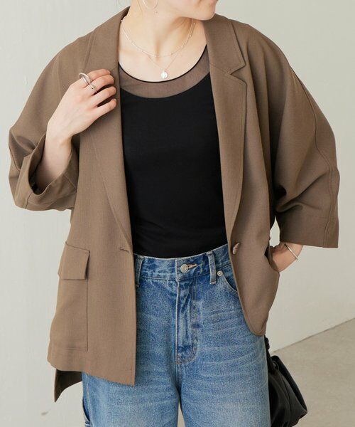 BEARDSLEY / ビアズリー キャミソール・チューブトップ | シアーコンビタンクトップ | 詳細13