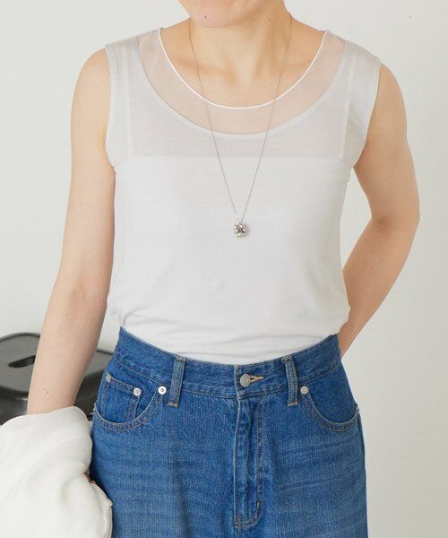 BEARDSLEY / ビアズリー キャミソール・チューブトップ | シアーコンビタンクトップ | 詳細25