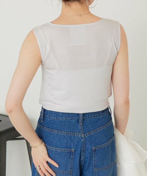 BEARDSLEY / ビアズリー キャミソール・チューブトップ | シアーコンビタンクトップ | 詳細27