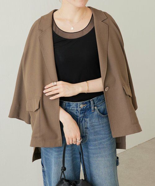 BEARDSLEY / ビアズリー キャミソール・チューブトップ | シアーコンビタンクトップ | 詳細14