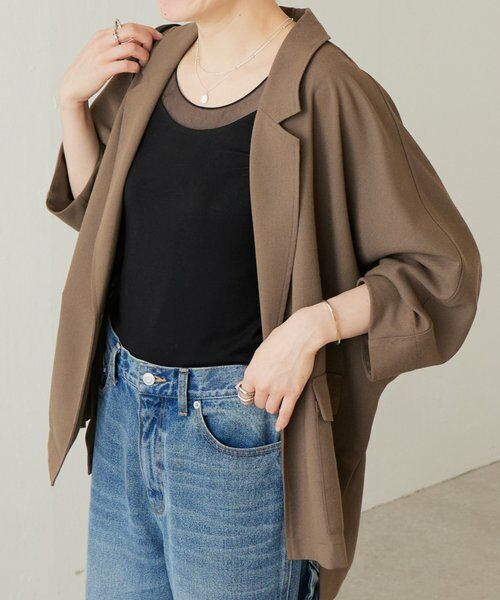 BEARDSLEY / ビアズリー キャミソール・チューブトップ | シアーコンビタンクトップ | 詳細15