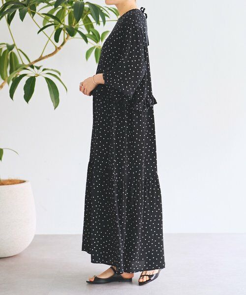 BEARDSLEY / ビアズリー ロング・マキシ丈ワンピース | フリルコンビワンピース | 詳細2