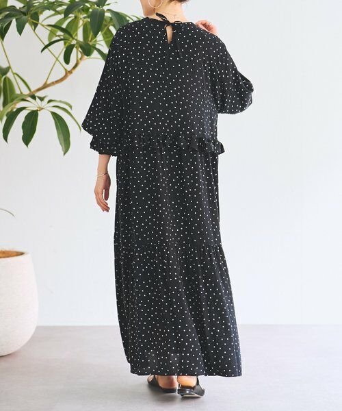 BEARDSLEY / ビアズリー ロング・マキシ丈ワンピース | フリルコンビワンピース | 詳細3