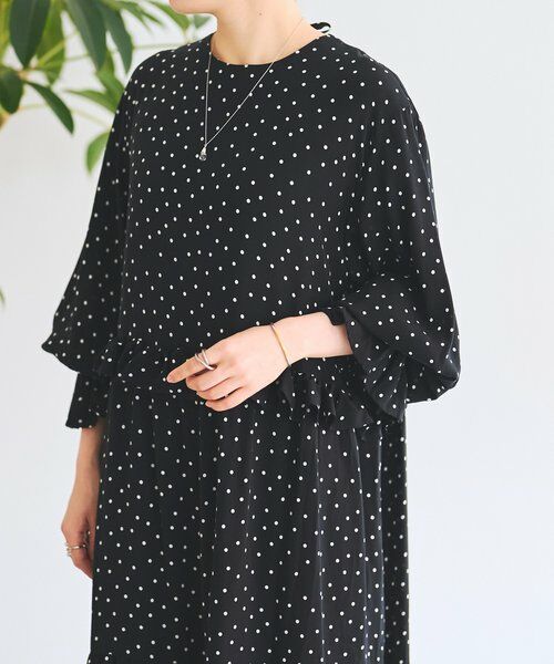 BEARDSLEY / ビアズリー ロング・マキシ丈ワンピース | フリルコンビワンピース | 詳細5