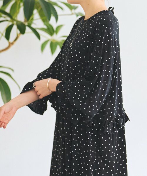 BEARDSLEY / ビアズリー ロング・マキシ丈ワンピース | フリルコンビワンピース | 詳細6