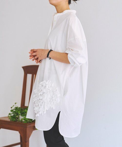 BEARDSLEY / ビアズリー シャツ・ブラウス | 《4/1(水)20：00予約開始》パペルピカドロングシャツ | 詳細2