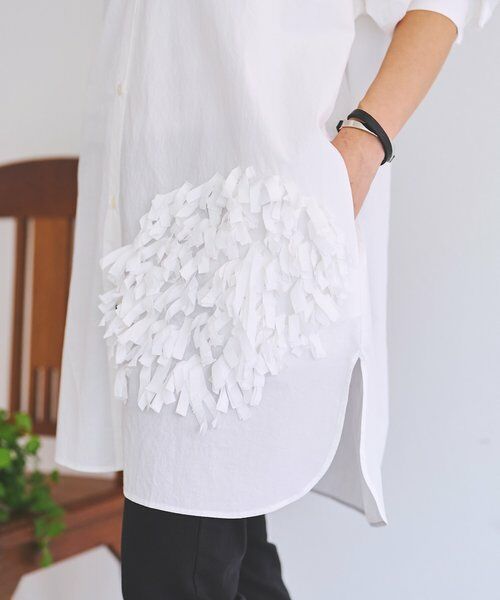 BEARDSLEY / ビアズリー シャツ・ブラウス | 《4/1(水)20：00予約開始》パペルピカドロングシャツ | 詳細5