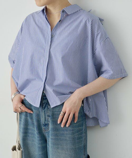 BEARDSLEY / ビアズリー シャツ・ブラウス | 《4/1(水)20：00予約開始》パペルピカドショートシャツ | 詳細1