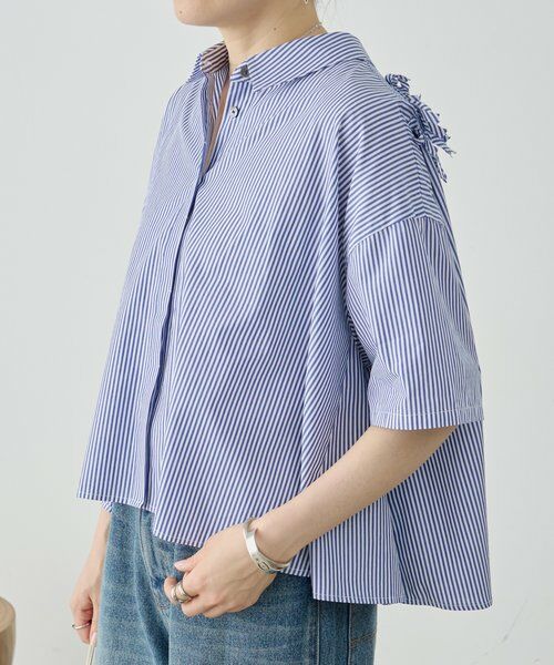 BEARDSLEY / ビアズリー シャツ・ブラウス | 《4/1(水)20：00予約開始》パペルピカドショートシャツ | 詳細2