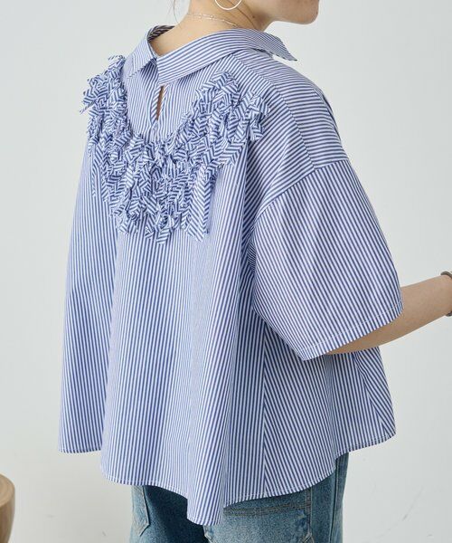 BEARDSLEY / ビアズリー シャツ・ブラウス | 《4/1(水)20：00予約開始》パペルピカドショートシャツ | 詳細4