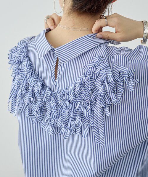 BEARDSLEY / ビアズリー シャツ・ブラウス | 《4/1(水)20：00予約開始》パペルピカドショートシャツ | 詳細5