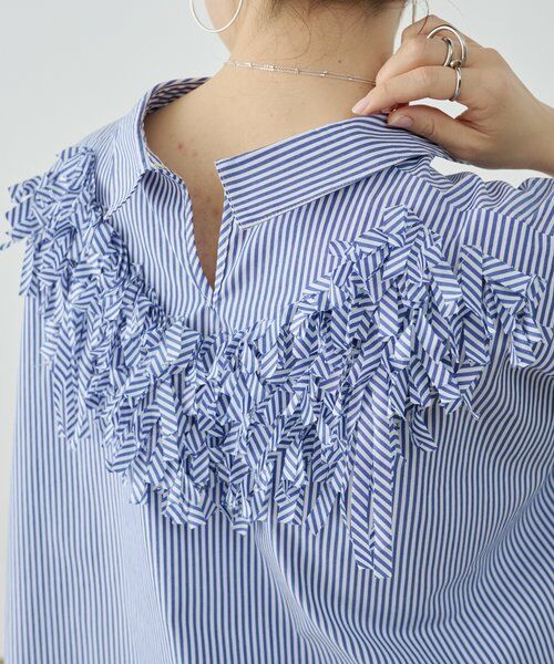 BEARDSLEY / ビアズリー シャツ・ブラウス | 《4/1(水)20：00予約開始》パペルピカドショートシャツ | 詳細6