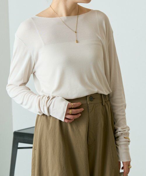 BEARDSLEY / ビアズリー カットソー | 《3/15(日)12：00予約開始》トロミボートTee | 詳細1