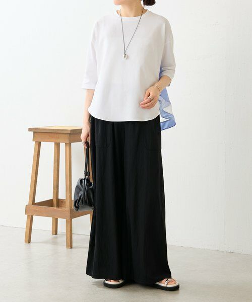 BEARDSLEY / ビアズリー カットソー | ラウンドキリカエストライププルオーバー | 詳細12