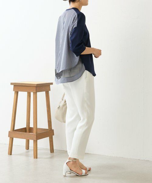 BEARDSLEY / ビアズリー カットソー | ラウンドキリカエストライププルオーバー | 詳細24