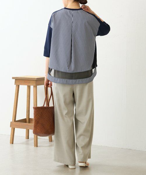 BEARDSLEY / ビアズリー カットソー | ラウンドキリカエストライププルオーバー | 詳細27