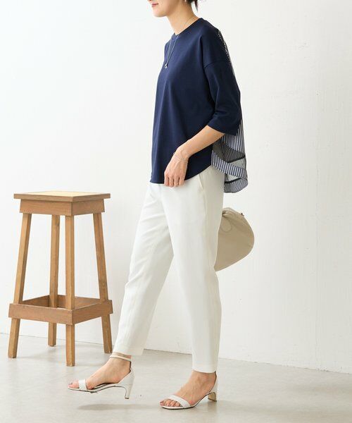 BEARDSLEY / ビアズリー カットソー | ラウンドキリカエストライププルオーバー | 詳細22