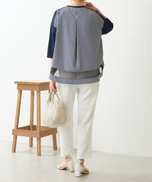 BEARDSLEY / ビアズリー カットソー | ラウンドキリカエストライププルオーバー | 詳細23