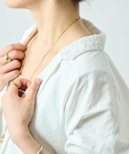 BEARDSLEY / ビアズリー その他アウター | 刺繍シャツジャケット（ホワイト）