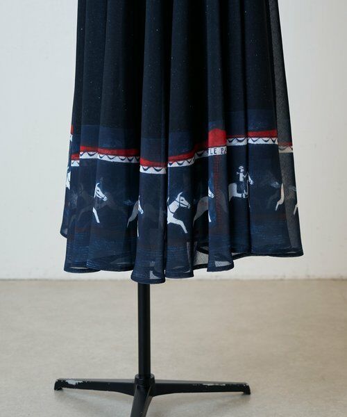 BEARDSLEY / ビアズリー ロング・マキシ丈スカート | メリーゴーランドウエストリブスカート | 詳細18