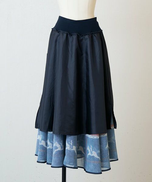 BEARDSLEY / ビアズリー ロング・マキシ丈スカート | メリーゴーランドウエストリブスカート | 詳細21