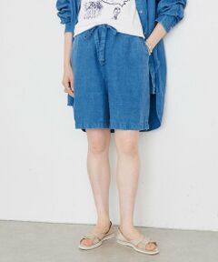 BEARDSLEY / ビアズリー ショート・ハーフ・半端丈パンツ | 《4/1(水)20：00予約開始》ウォッシュドリネンショートパンツ