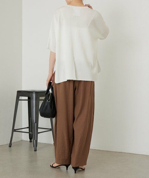 BEARDSLEY / ビアズリー その他パンツ | ウエストリブリネンバレルパンツ | 詳細17