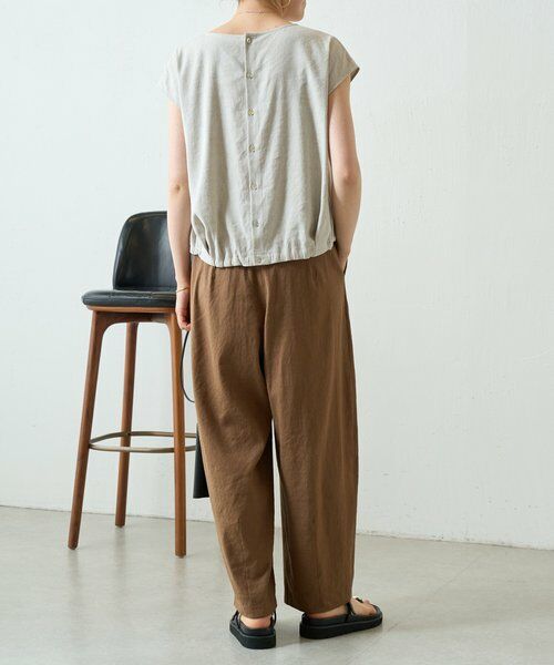 BEARDSLEY / ビアズリー その他パンツ | ウエストリブリネンバレルパンツ | 詳細14