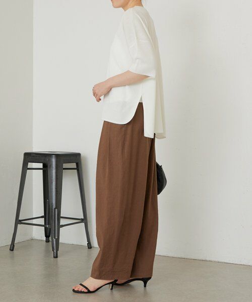 BEARDSLEY / ビアズリー その他パンツ | ウエストリブリネンバレルパンツ | 詳細16