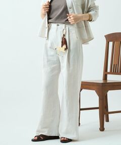 BEARDSLEY / ビアズリー その他パンツ | リネン混デニムパンツ