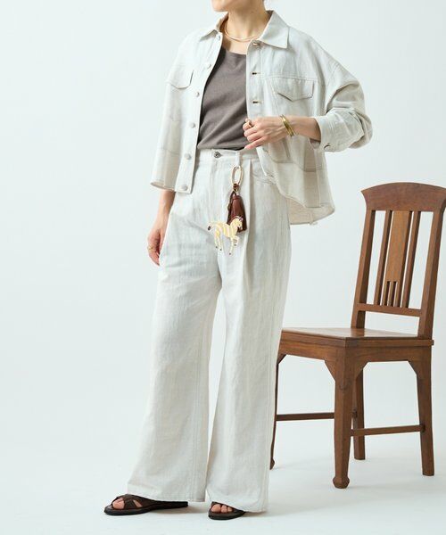 BEARDSLEY / ビアズリー その他パンツ | リネン混デニムパンツ | 詳細6