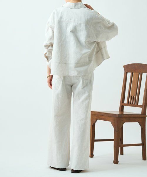 BEARDSLEY / ビアズリー その他パンツ | リネン混デニムパンツ | 詳細8