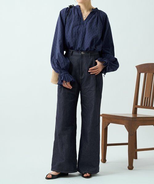 BEARDSLEY / ビアズリー その他パンツ | リネン混デニムパンツ | 詳細16