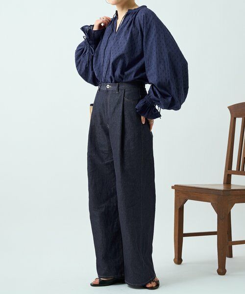 BEARDSLEY / ビアズリー その他パンツ | リネン混デニムパンツ | 詳細17