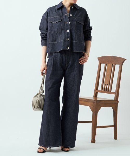 BEARDSLEY / ビアズリー その他パンツ | リネン混デニムパンツ | 詳細20