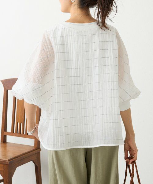 BEARDSLEY / ビアズリー シャツ・ブラウス | シアーボーダーシャツTee | 詳細2