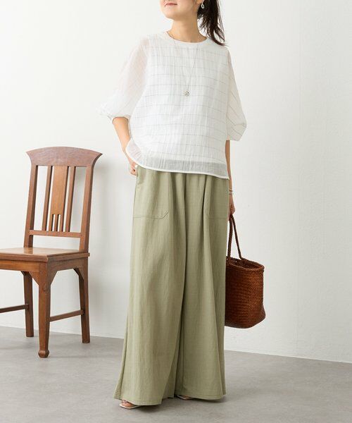 BEARDSLEY / ビアズリー シャツ・ブラウス | シアーボーダーシャツTee | 詳細3