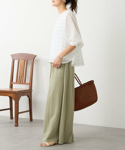 BEARDSLEY / ビアズリー シャツ・ブラウス | シアーボーダーシャツTee | 詳細4