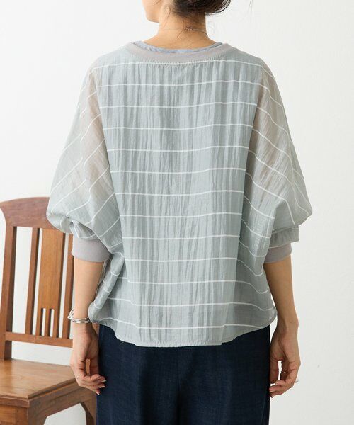 BEARDSLEY / ビアズリー シャツ・ブラウス | シアーボーダーシャツTee | 詳細16