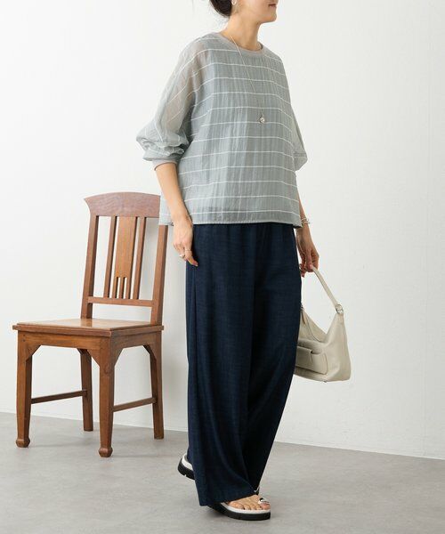 BEARDSLEY / ビアズリー シャツ・ブラウス | シアーボーダーシャツTee | 詳細18